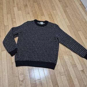 L.L. Bean Men's  WOOL Birdseye Crewneck Sweater